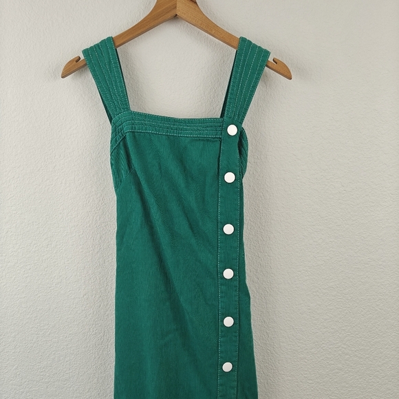 Anthropologie Maeve Elizabeth Button-Front Knee Length Dress Size 0 Women's - Picture 8 of 16